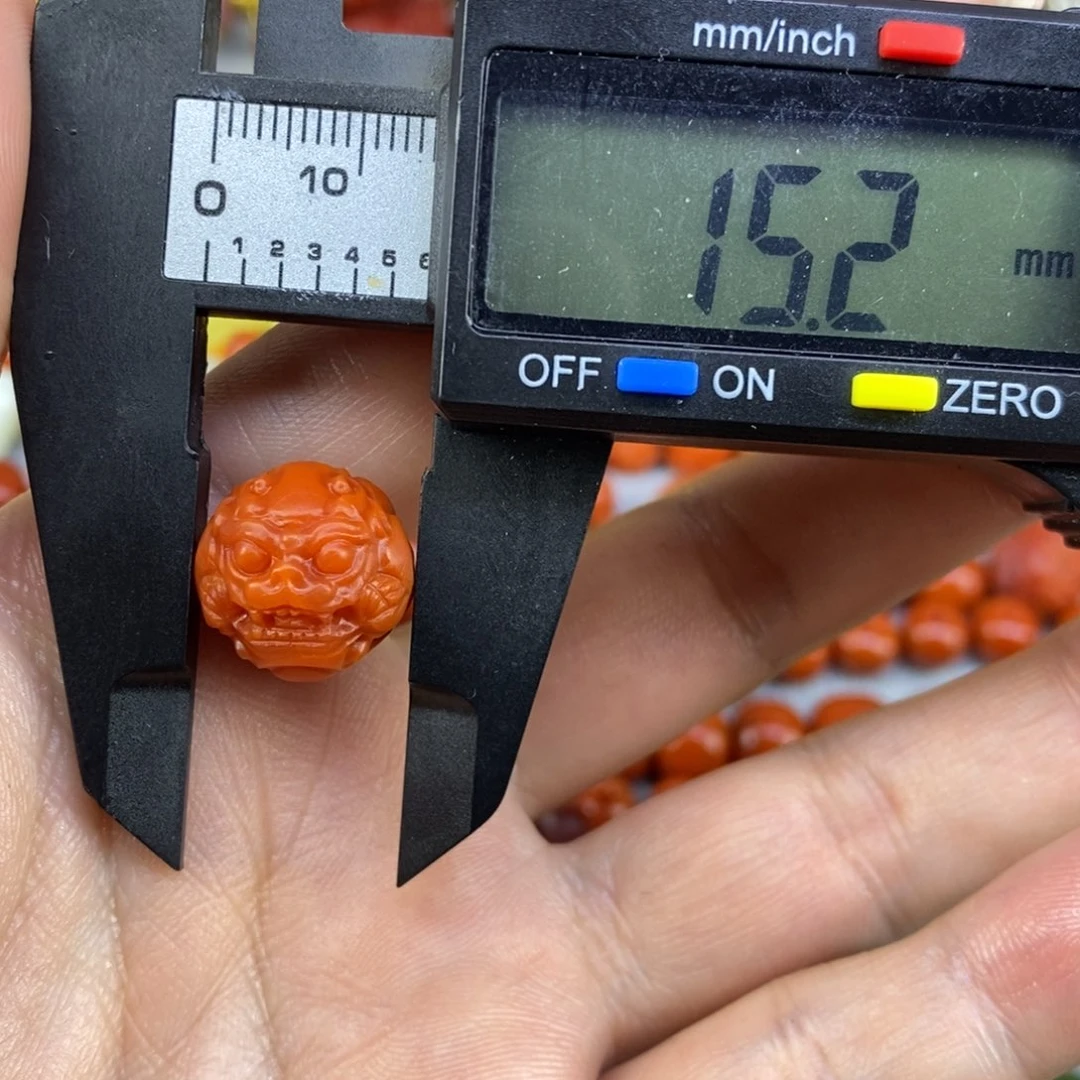 南红玛瑙未镶嵌单珠15mm