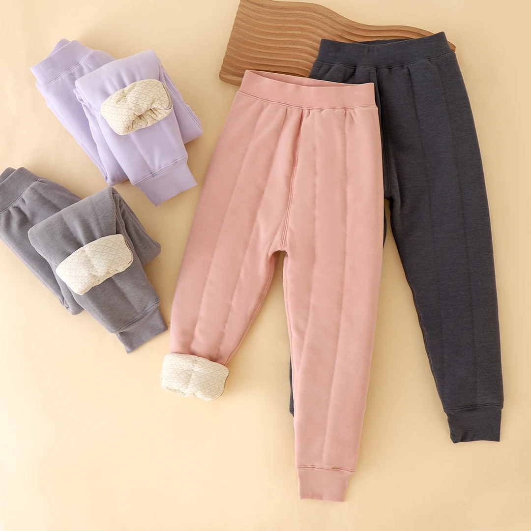 【儿童四层加厚】保暖棉裤男女童校服神器冬季中大童保暖裤内穿秋冬