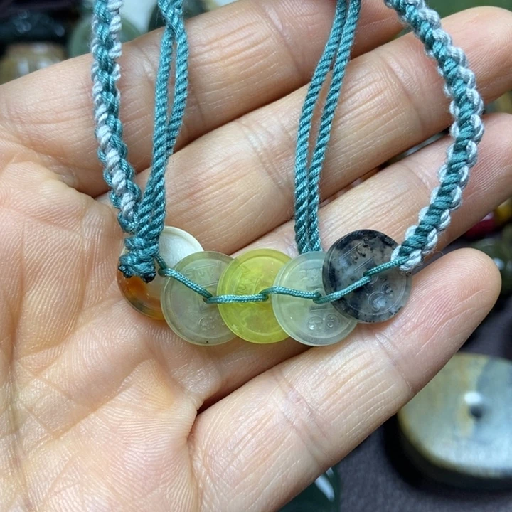 蛇纹石玉未镶嵌手绳