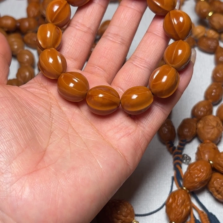 橄榄核手串/手链1.5鲨鱼背