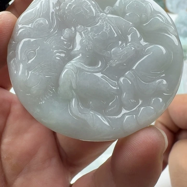 翡翠未镶嵌颈饰天然缅甸A货翡翠