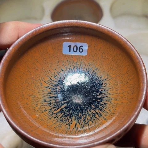 茶盏原矿原釉柴烧建盏