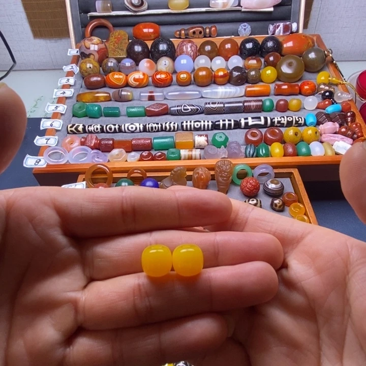 玛瑙/玉髓未镶嵌巴西玛瑙饰品桶珠