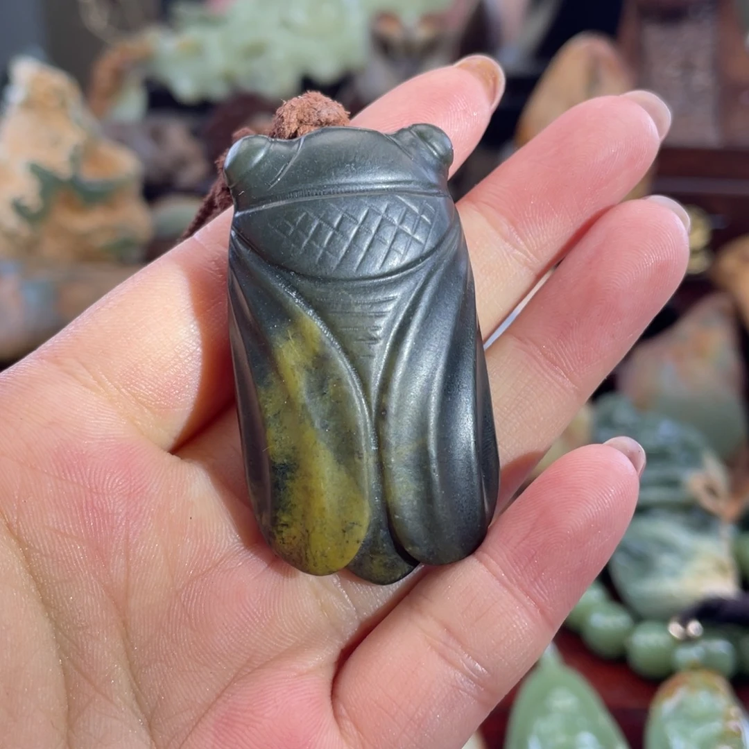 岫岩河磨玉（透闪石质玉）未镶嵌挂件