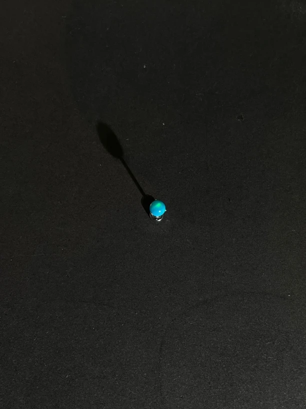 钛钢耳饰 火焰之歌 钛钢耳钉高级感耳骨钉炫彩珠子耳饰女养耳洞