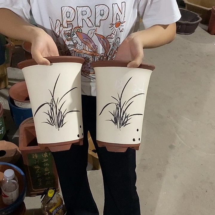 紫砂花盆紫砂花盆