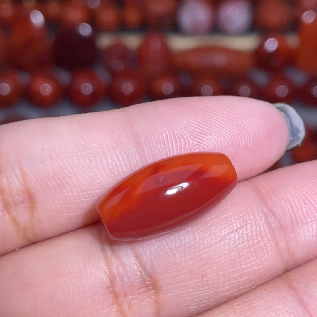 南红玛瑙未镶嵌瓦西桶珠