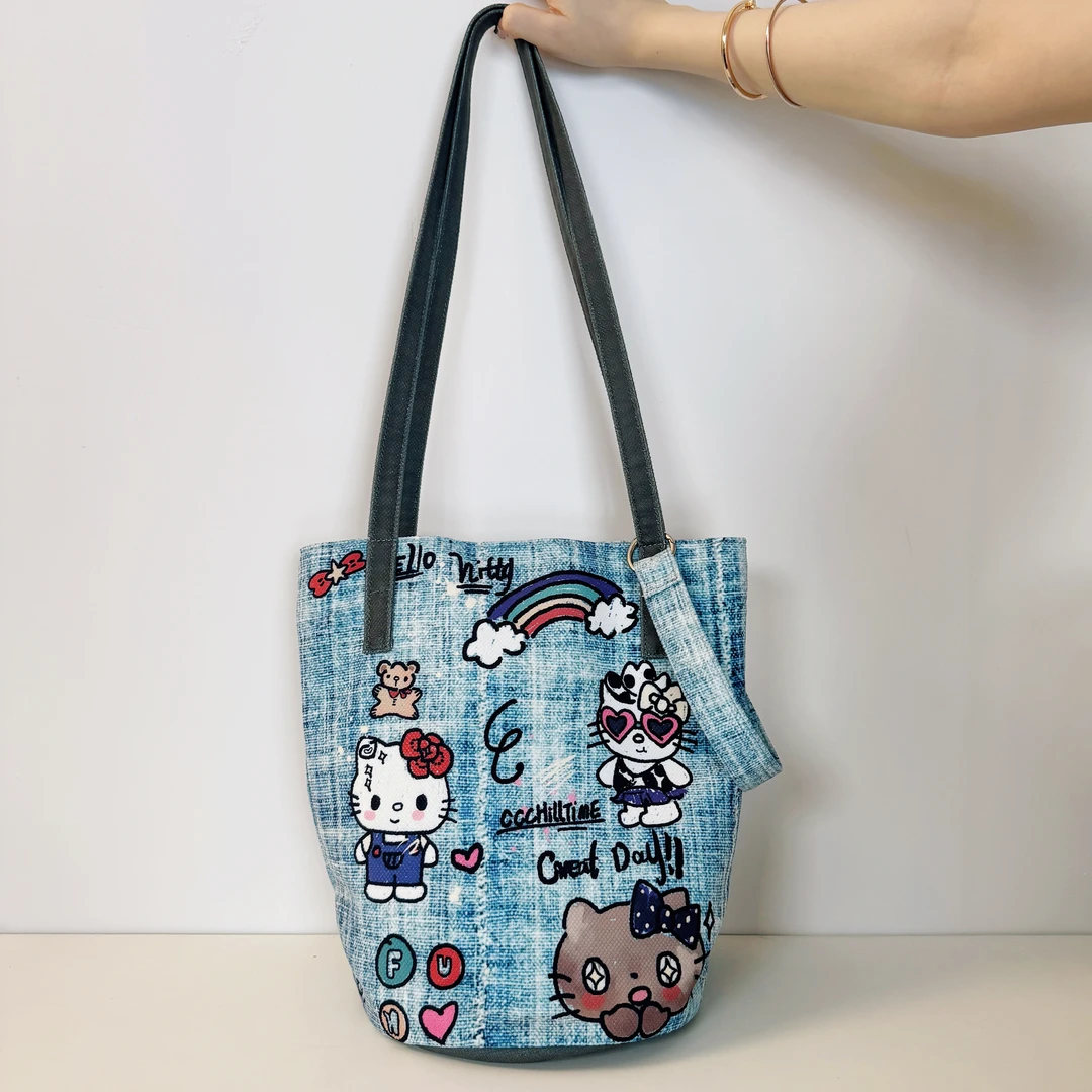 Chillcc801大容量水桶包女士包包女款爆款新款百搭斜挎包