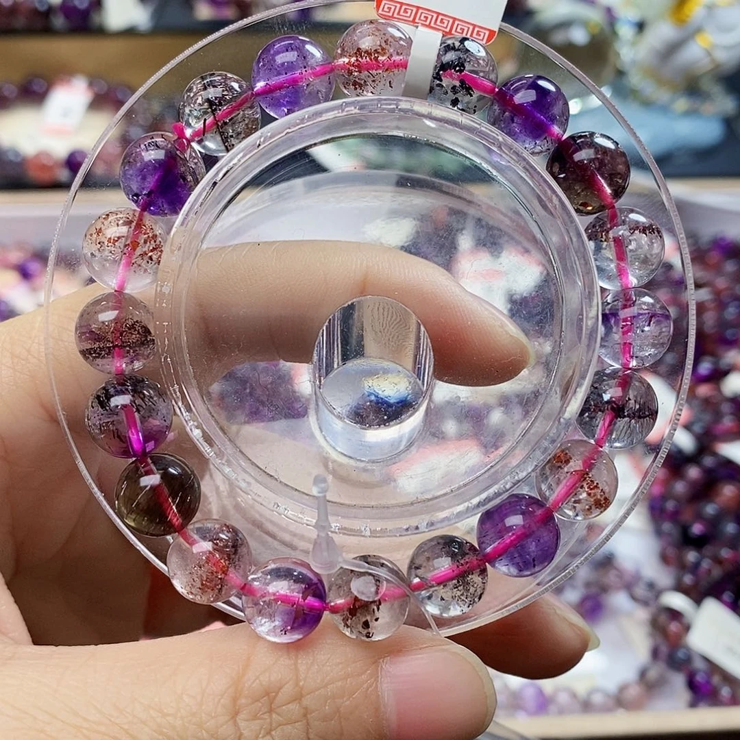 未镶嵌手链水晶9.8超七透K222