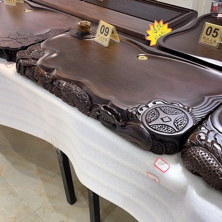 非洲进口黑檀木茶盘