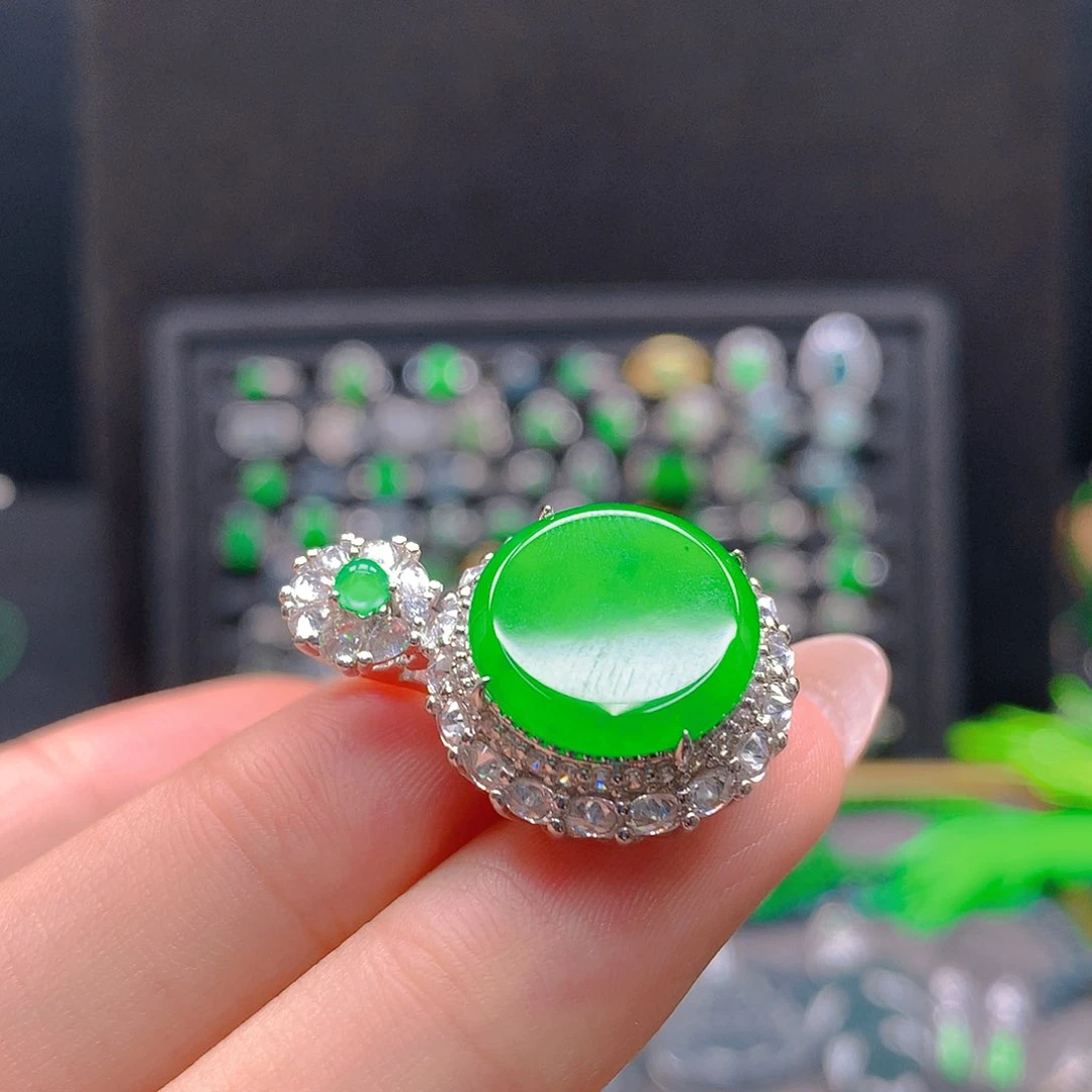 未镶嵌戒指翡翠天然翡翠