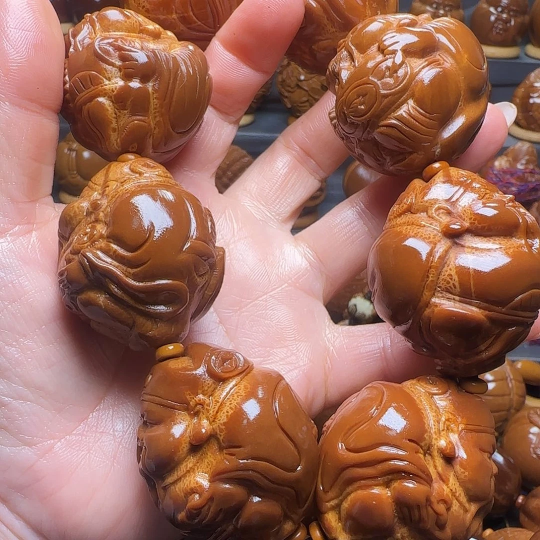 呵***哈橄榄核手串/手链财神3.7