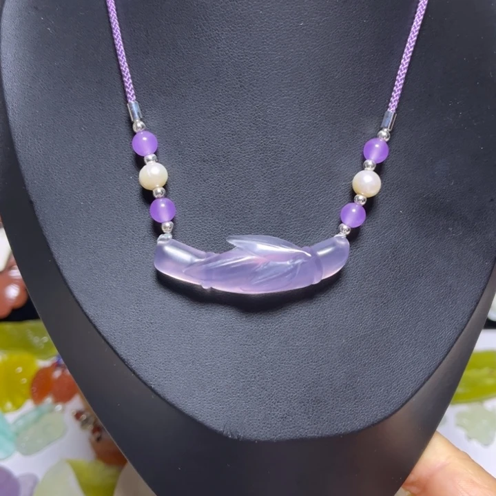 蛇纹石玉未镶嵌吊坠(赠链)