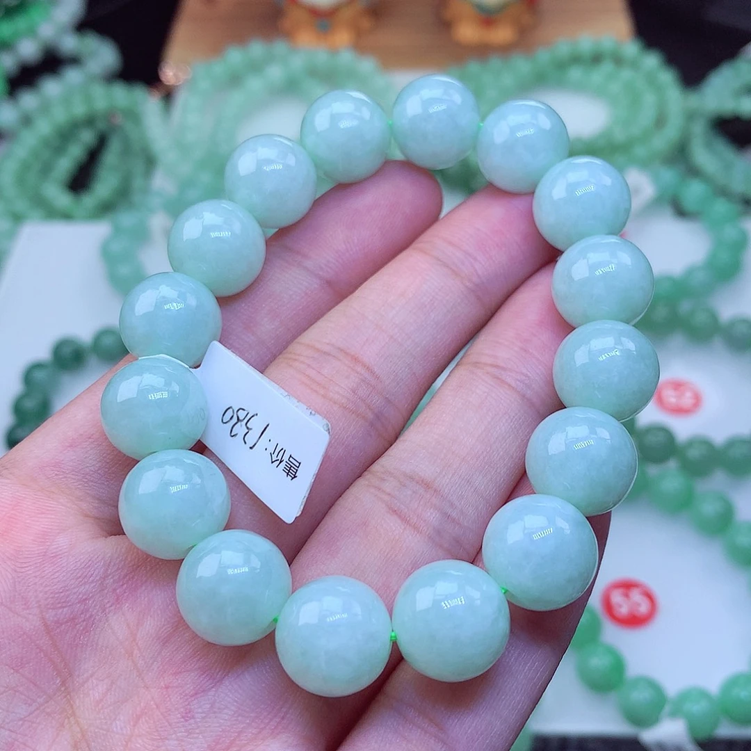 翡翠未镶嵌毛衣链卡12.9