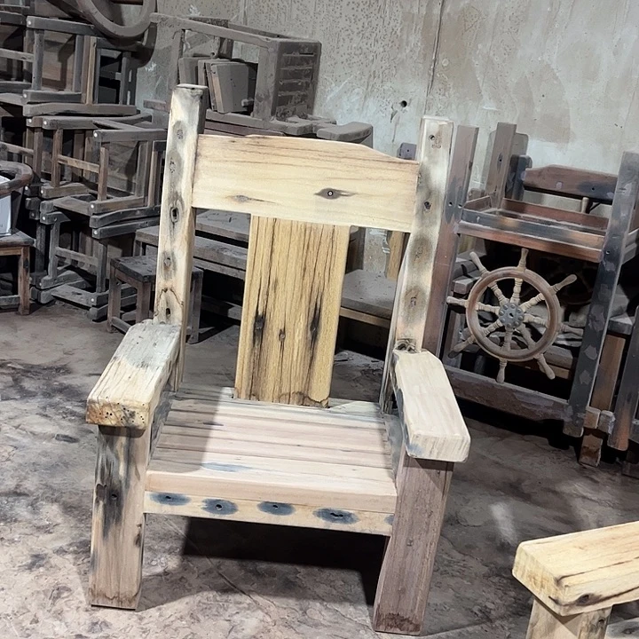 老船木老船木家具老船木主人椅