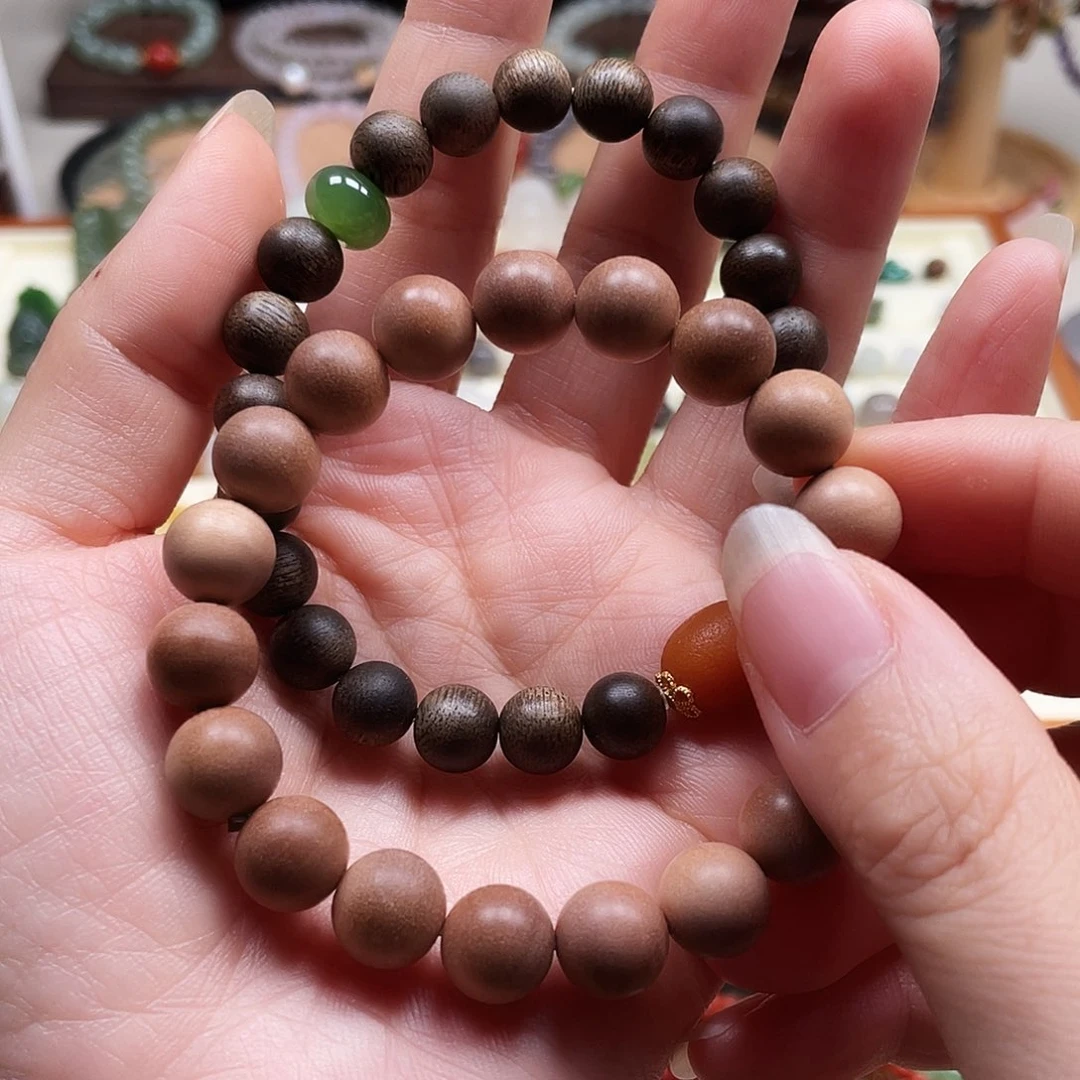 檀香木手串/手链檀香木卡1.0单圈手串
