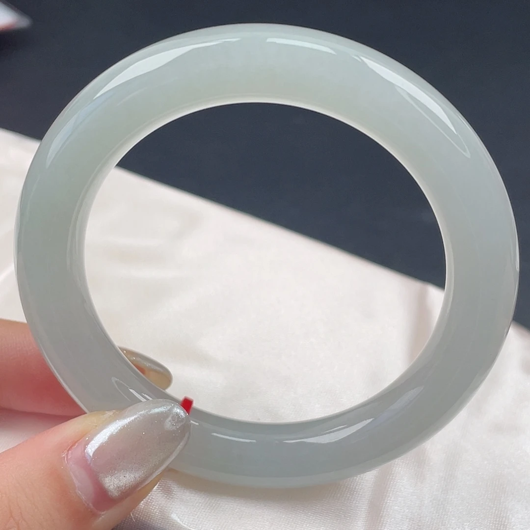 翡翠未镶嵌手镯53圆条推荐