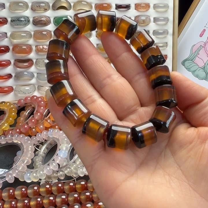 玛瑙/玉髓未镶嵌手链