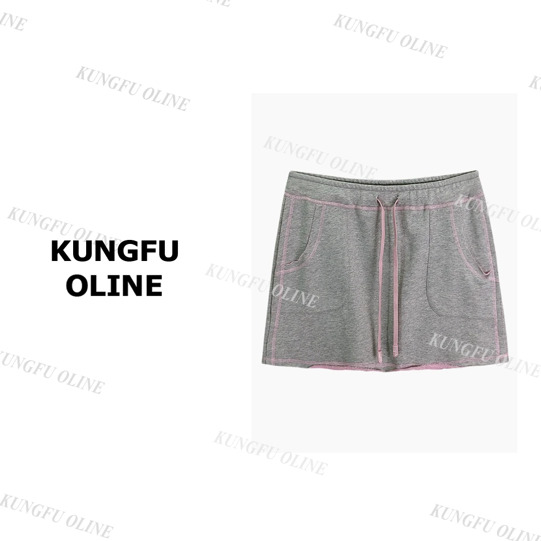 【休闲裙】QZ0107极简风百搭简约2025新款裙子休闲气质