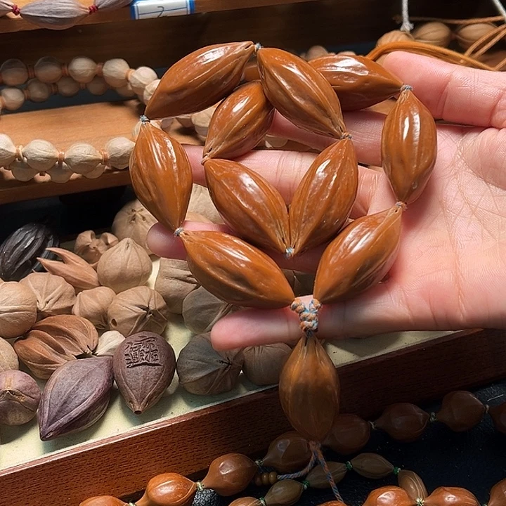 橄榄核手串/手链四花核1.9尺寸