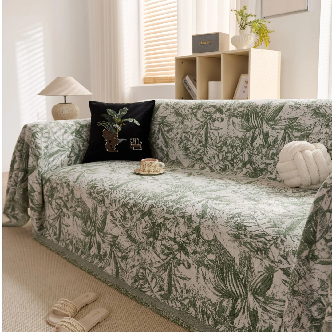 欧式繁花防猫抓全盖网红沙发垫简约简约盖布巾沙发巾沙发盖布