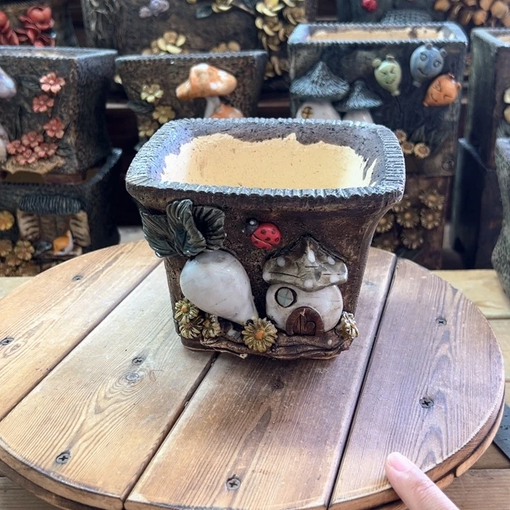 青藤多肉花盆百搭