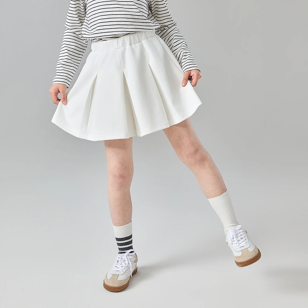 DEESHA/笛莎女童25春装亲子装儿童空气层速干百褶裙裤-B3251U001