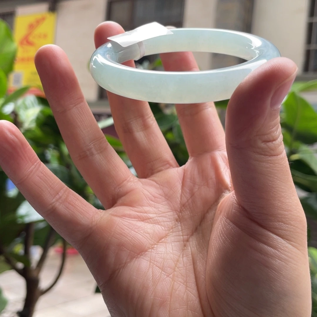 未镶嵌手镯翡翠55圆条