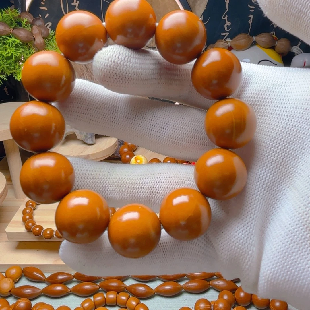 橄榄核手串/手链1.85大铁核光珠精品