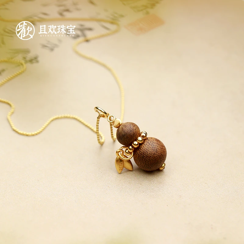 沉香【虚室吊坠】天然沉香吊坠高级大气精致百搭高级锁骨链