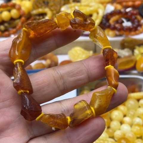手串琥珀未镶嵌手串
