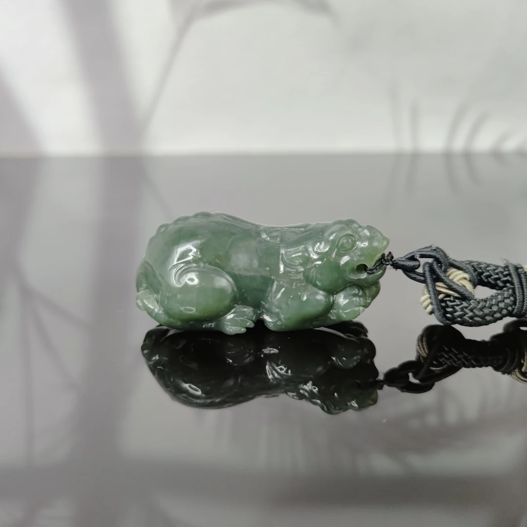 X和田玉貔貅手把1216