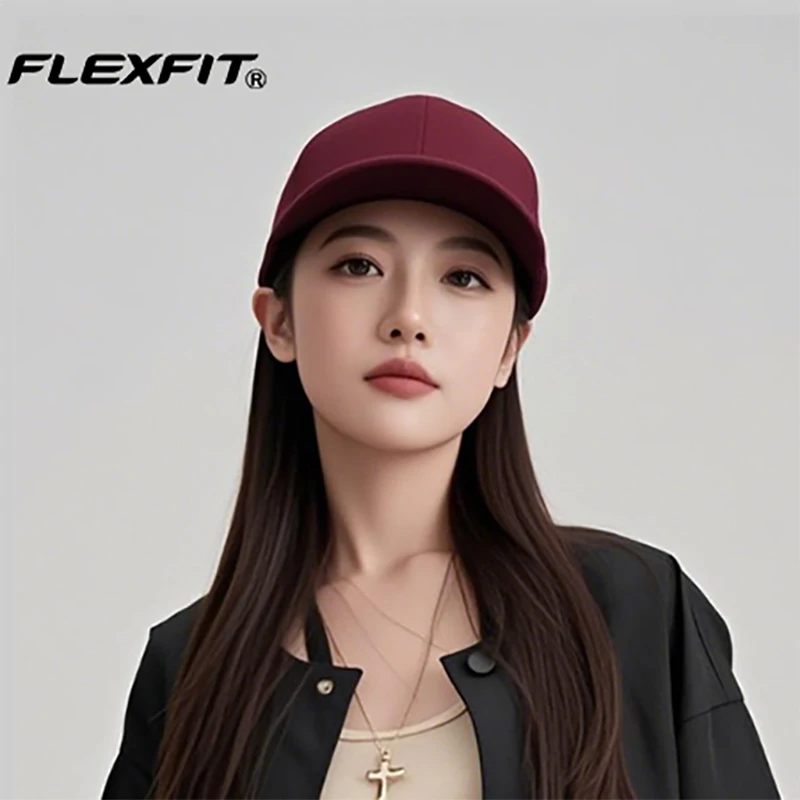 FLEXFIT春夏明星同款棒球时尚百搭帽防晒帽运动透气情侣遮阳帽