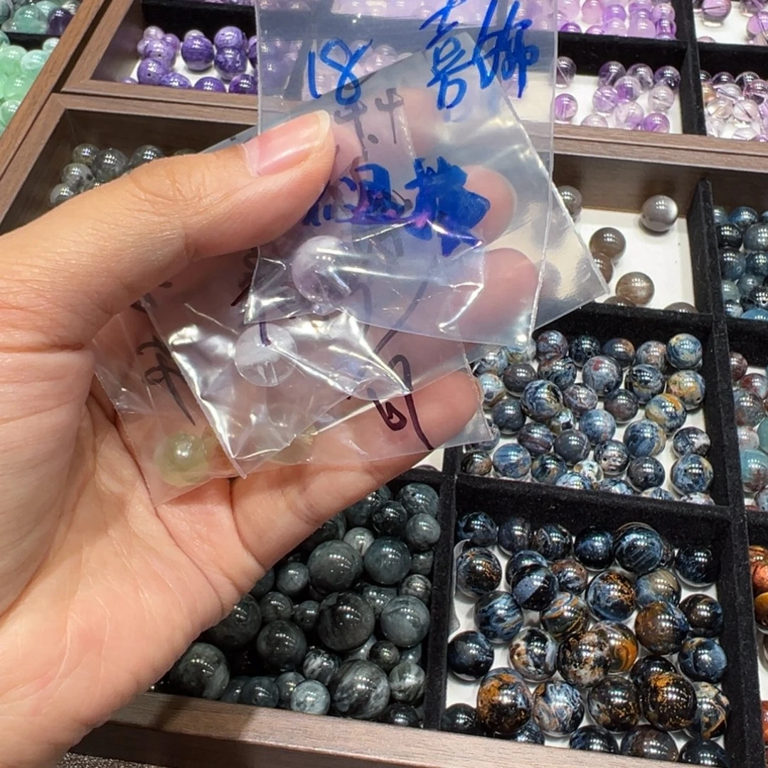 喜***饰合金查罗石水晶单珠