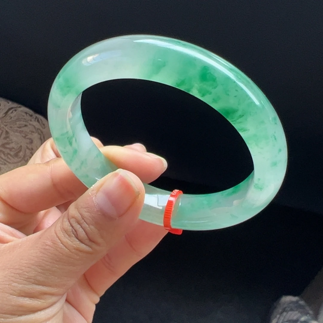 石英质玉未镶嵌手镯非洲翠56