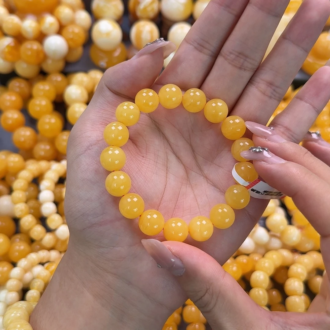 蜜蜡未镶嵌珠宝奇石同料12mm