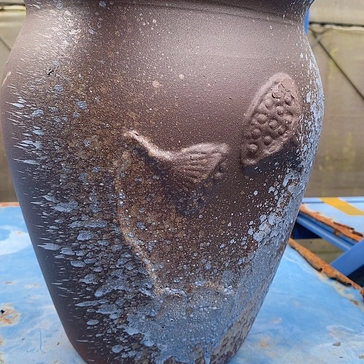 紫砂花盆高度28口径20