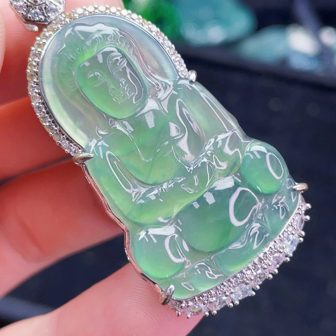 翡翠未镶嵌吊坠(不含链)972