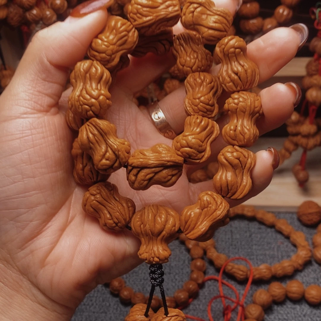 桃核吊坠龙纹桃枭