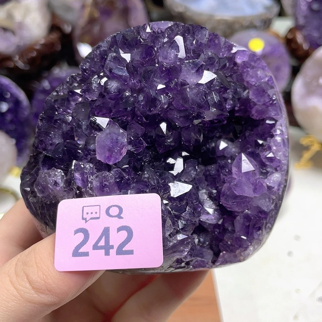 珠宝半成品未镶嵌紫晶