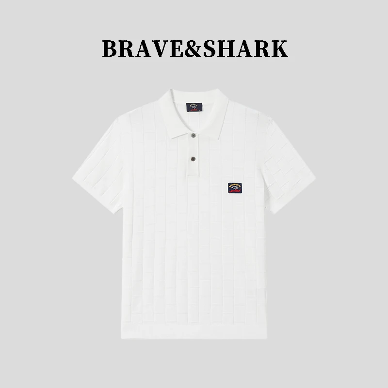 BRAVE&SHARK/勇士鲨鱼男士夏季时尚短袖POLO衫 2416111