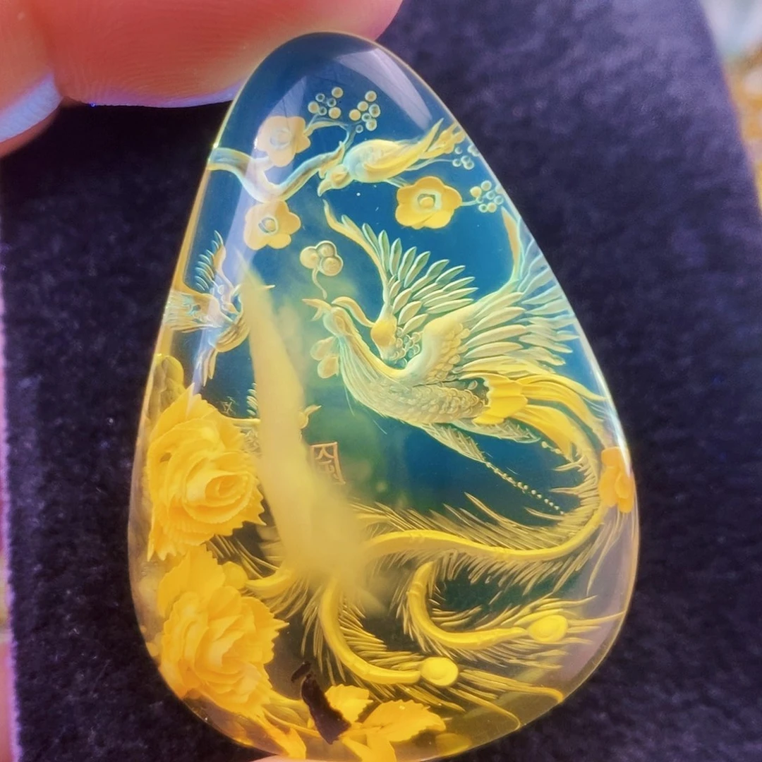 【闪购商品】金珀吊坠(不含链)未镶嵌