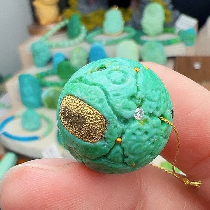 绿松石未镶嵌主播万珍