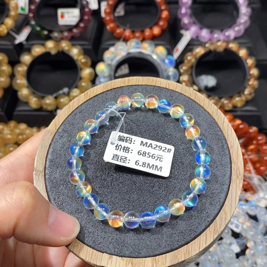 月光石手链未镶嵌MA292#6.8mm