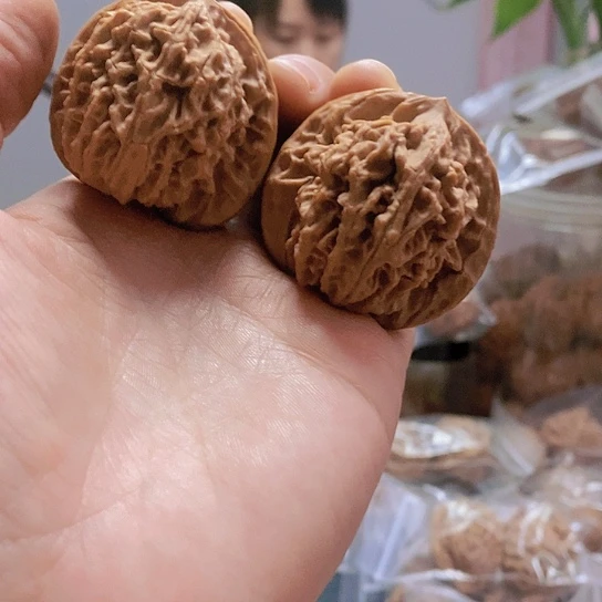【闪购商品】把件文玩核桃43.5老款狮子头