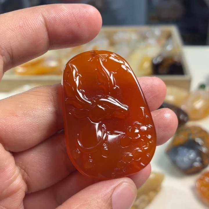 未镶嵌吊坠(不含链)玛瑙/玉髓