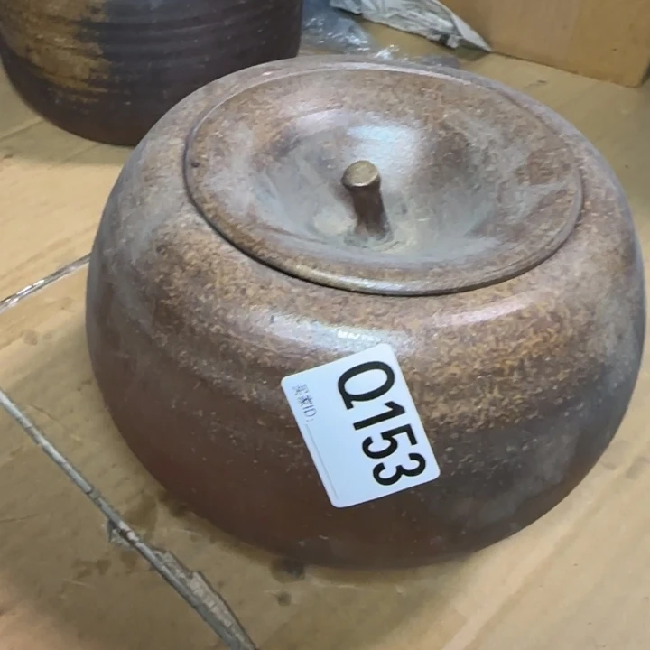 备前烧作品备前烧作品一点皮裂