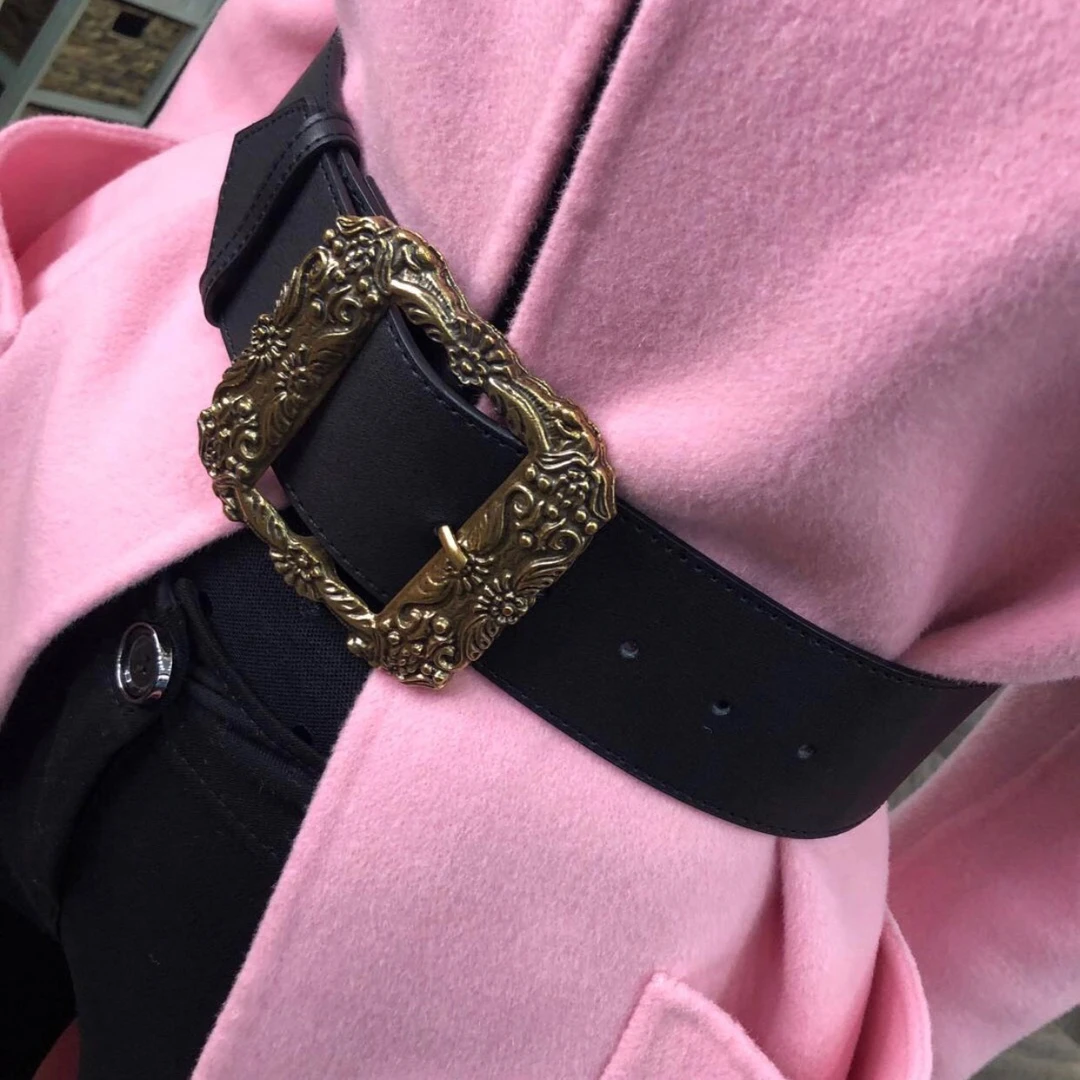 RZ百搭款大扣腰带