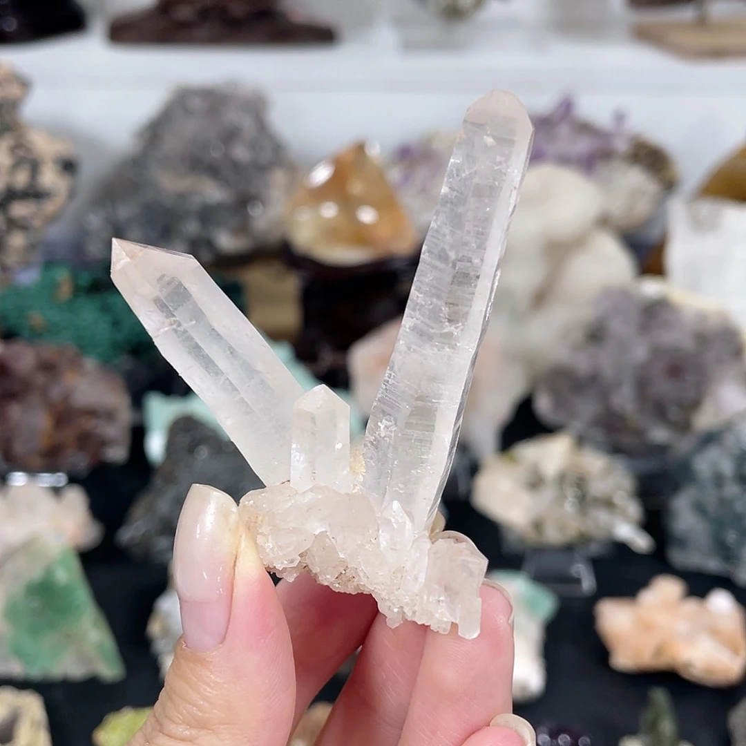 水晶晶簇萤石（处理）
