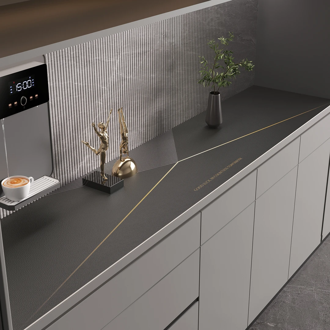 桌布桌垫餐边柜电视柜鞋柜玄关轻奢高级皮革桌布台面保护垫子盖布